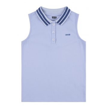 Top polo din amestec de bumbac organic