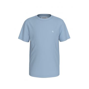 Tricou cu decolteu la baza gatului si monograma