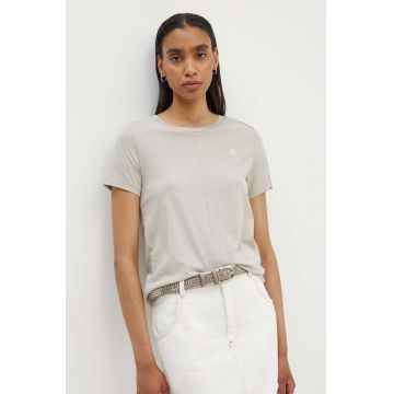 G-Star tricou din bumbac femei, culoarea alb