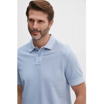 BOSS Orange polo de bumbac neted, 50507813