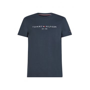 Tricou slim fit din bumbac organic