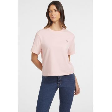 Tricou din bumbac cu detaliu logo