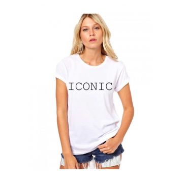 Tricou dama alb - ICONIC 455432