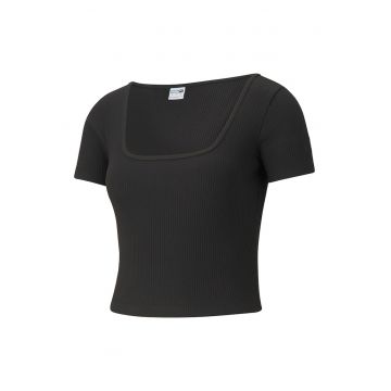 Tricou  Classics Ribbed Fitted Tee 53161101 Femei