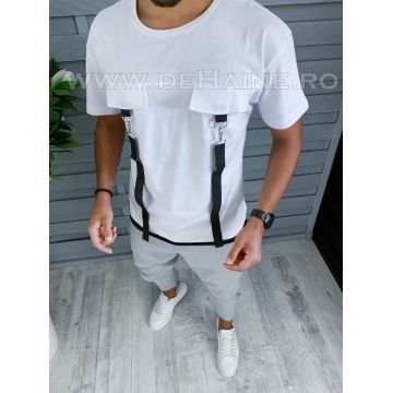 Tricou barbati alb slim fit Vagabond B1944 N5-3.2