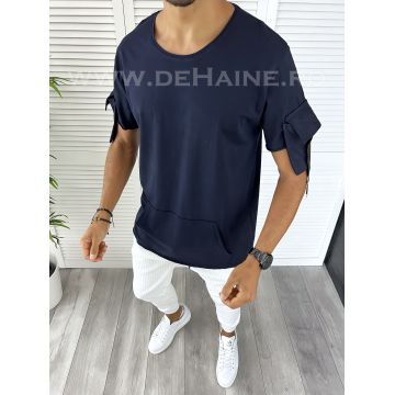 Tricou barbati bleumarin slim fit B9346 N5-4.2