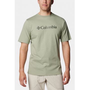 Tricou din bumbac cu decolteu la baza gatului CSC
