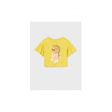 Tricou copii -  302081301 - Poliester - Galben