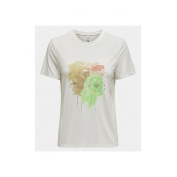 Tricou dama -  303618315 - Alb - Modal