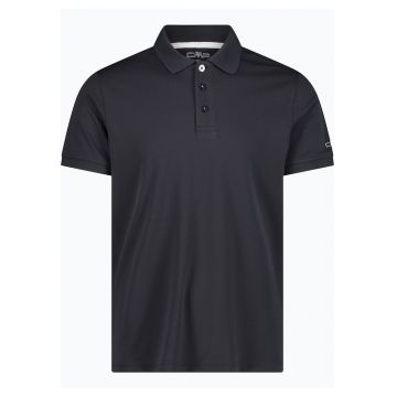 Tricou polo barbati -  Poliester - Negru