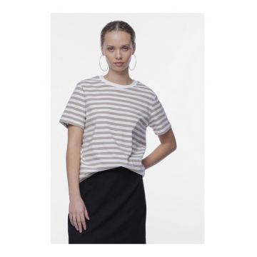Tricou dama -  34489 - Bumbac - Bej