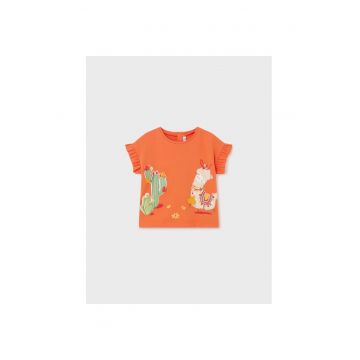 Tricou copii -  12488 - Portocaliu - Bumbac