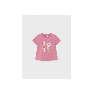 Tricou copii -  12495 - Roz - Bumbac