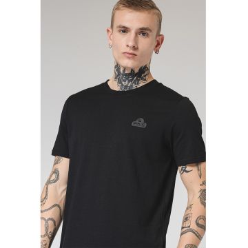 Q/S by s.Oliver - Tricou de bumbac cu decolteu la baza gatului