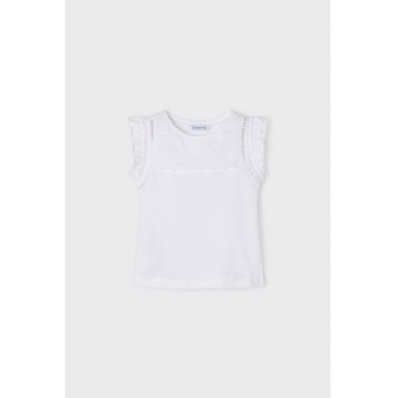 Top de bumbac cu volane