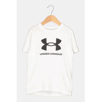 Tricou cu imprimeu logo - pentru fitness Sportstyle
