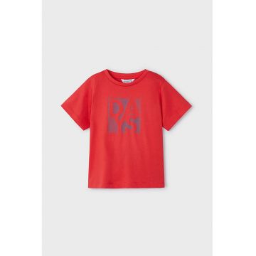 Tricou de bumbac cu imprimeu logo