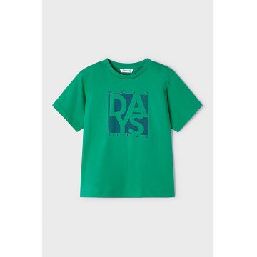Tricou de bumbac cu imprimeu text