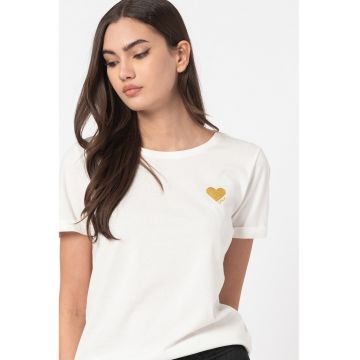 Tricou de bumbac cu logo Kita