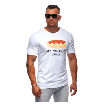 Tricou cu imprimeu  S2003 - Pentru barbati - Bumbac