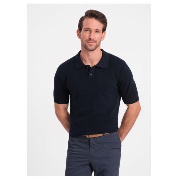 Tricou polo din bumbac pique
