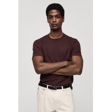 Tricou slim fit de bumbac