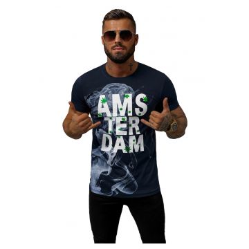 Tricou barbati -  Bumbac - Navy
