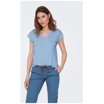 Tricou dama -  23568 - Modal - Albastru celest