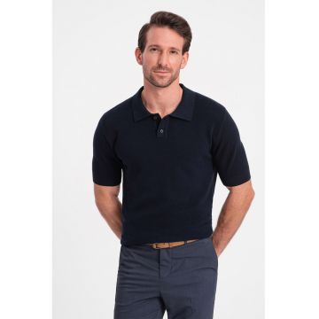 Tricou polo din bumbac pique
