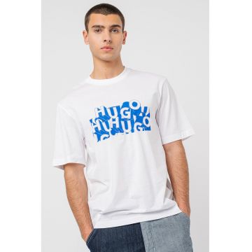Tricou de bumbac cu imprimeu logo
