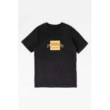 Tricou de bumbac cu logo