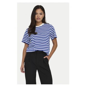Tricou dama -  3229 - Bumbac - Albastru
