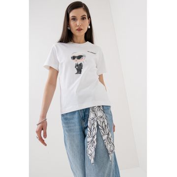 Tricou din bumbac organic cu imprimeu