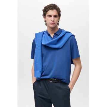 Tricou polo slim-fit din pique