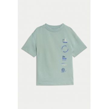 Tricou regular fit de bumbac cu model grafic