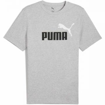 Tricou barbati Puma Ess 2 Color No. 1 Logo Tee 68470804, L, Gri