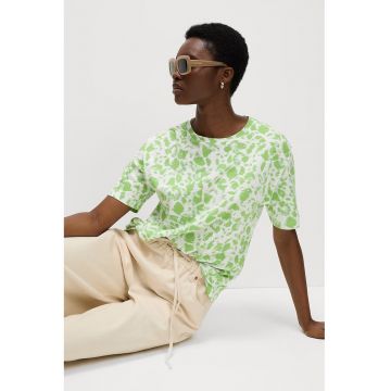 Tricou din amestec de modal cu model