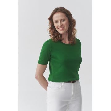 Tricou din bumbac cu decolteu rotund
