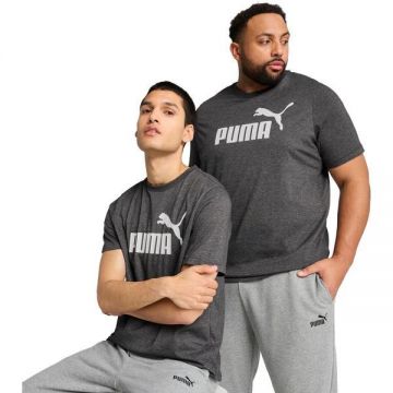 Tricou barbati Puma Ess No. 1 Logo Heather Tee 68255001, L, Gri