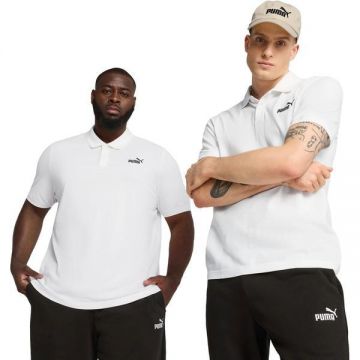 Tricou barbati Puma Ess No. 1 Logo Pique Polo 68255202, XL, Alb
