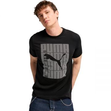 Tricou barbati Puma Graphics Wording Tee 68482501, XL, Negru