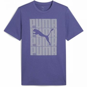 Tricou barbati Puma Graphics Wording Tee 68482546, L, Albastru