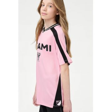 Tricou cu decolteu in V si imprimeu text