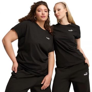 Tricou femei Puma Ess Small No. 1 Logo Tee 68237201, XS, Negru