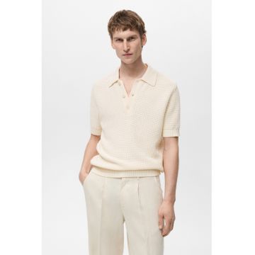Tricou polo tricotat