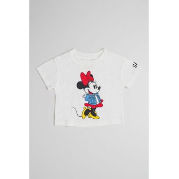 Tricou de bumbac cu Minnie Mouse