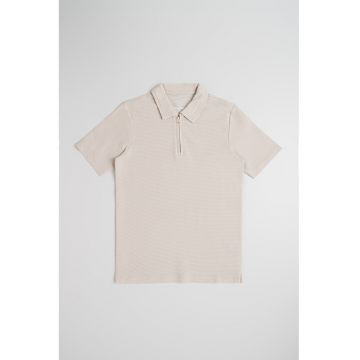 Tricou polo striat