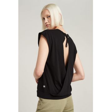 Tricou cu decupaj pe partea din spate - fara maneci
