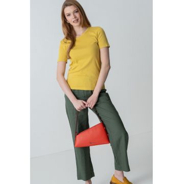 Tricou cu decolteu rotund