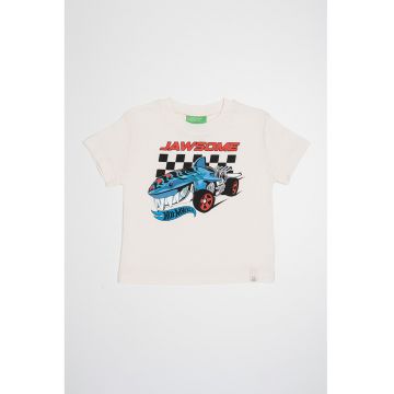 Tricou cu imprimeu Hot Wheels